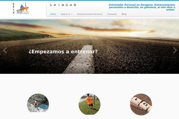 Customizr theme site design template sample