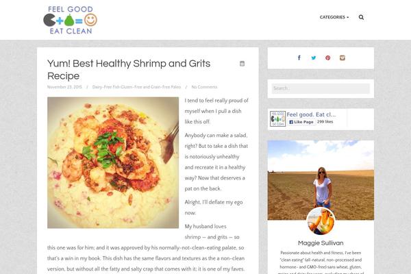 Breeze theme site design template sample