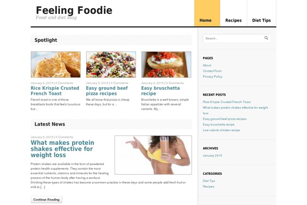 Delicious Magazine theme site design template sample