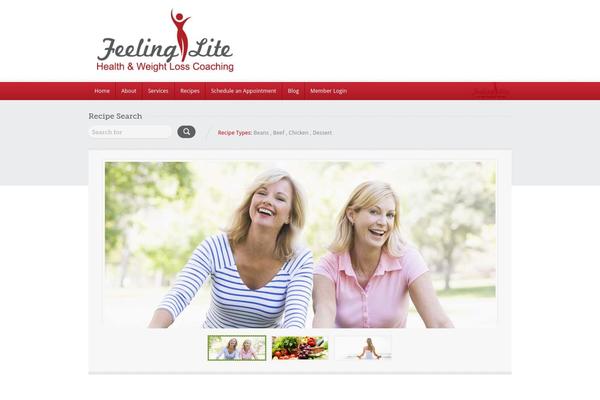 Food Recipes theme site design template sample