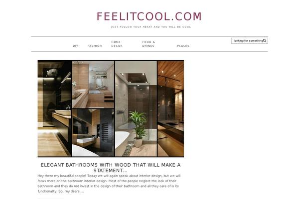 Foodie theme site design template sample