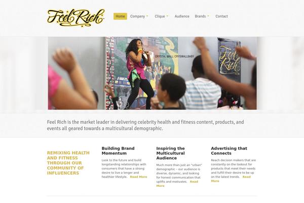 Whitelight theme site design template sample