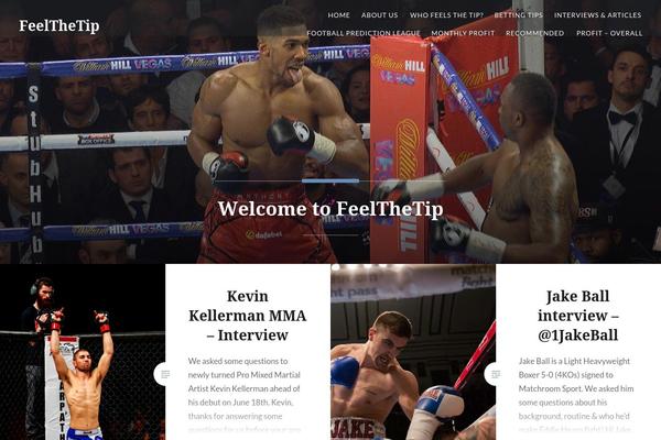 SKT Full Width theme site design template sample
