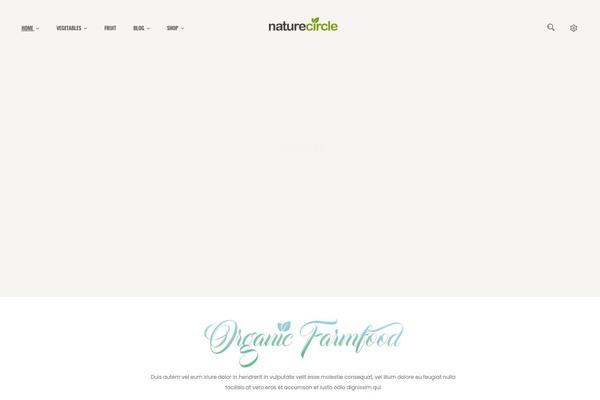 Naturecircle theme site design template sample