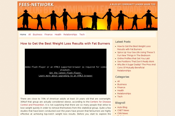 Orange theme site design template sample