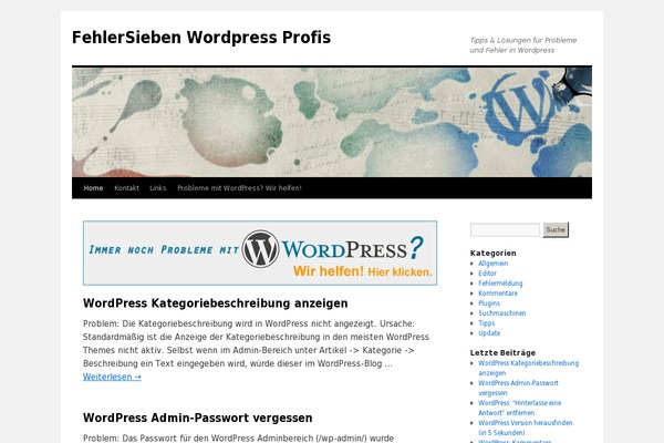 Site using Table of Contents Plus plugin