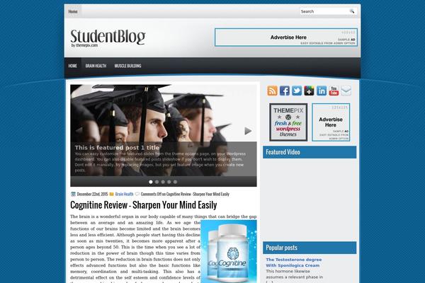 Leaf theme site design template sample