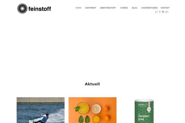 Klaus theme site design template sample