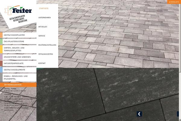 feiter-beton.de site used Feiter-theme
