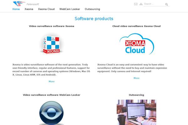 Poseidon theme site design template sample