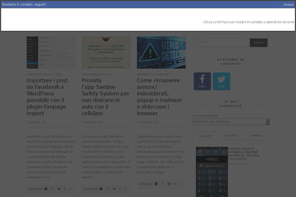 Site using AccessPress Social Counter plugin