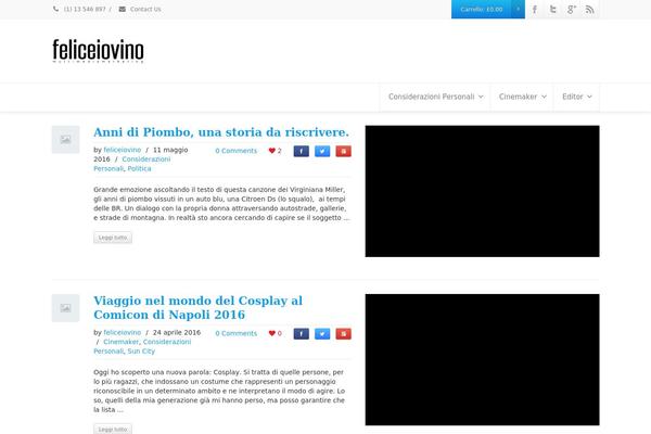 Magic Mag theme site design template sample