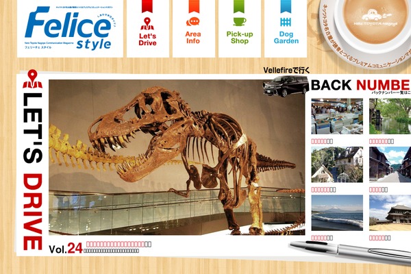 Felice theme site design template sample