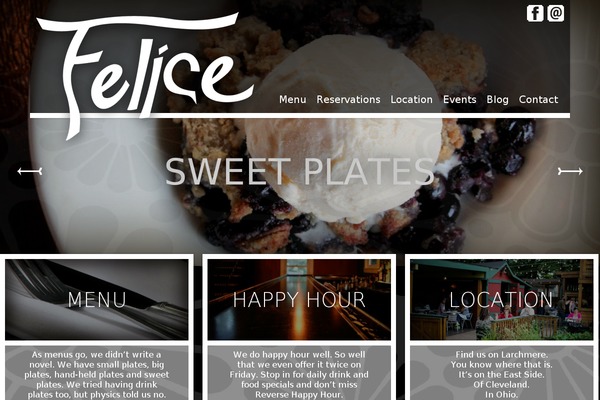 Restaurant theme site design template sample