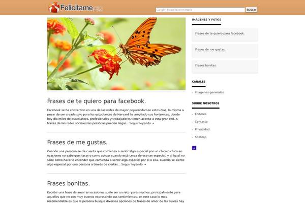 A theme site design template sample