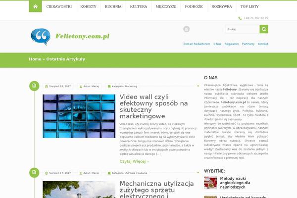 Circle-free theme site design template sample