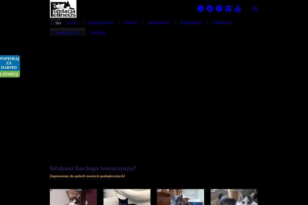 Pet-rescue theme site design template sample