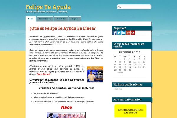 Citizen Journal theme site design template sample