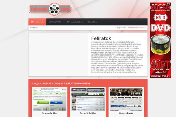 Avenue theme site design template sample