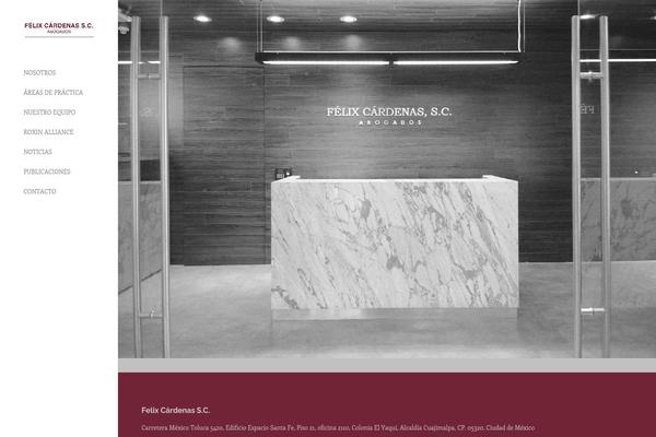 felixcardenas.com.mx site used Bramble