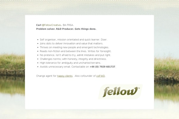 fellowcreative.com site used Blogify