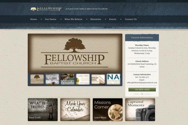 Ezekiel theme site design template sample