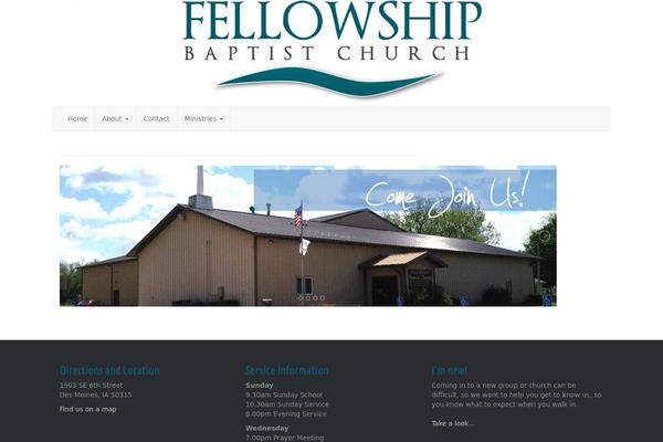 Custom Community theme site design template sample