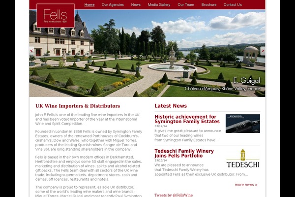 fells.co.uk site used Origin-theme