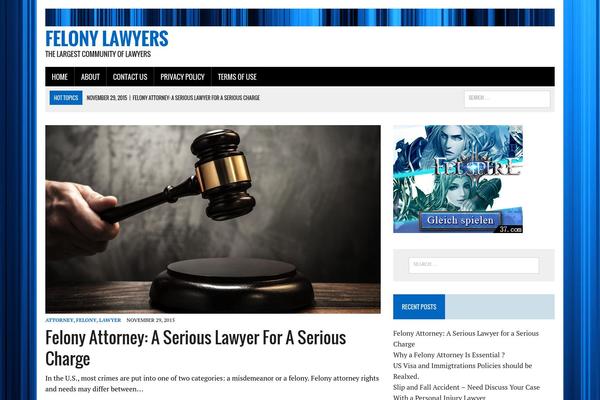 MH Newsdesk theme site design template sample