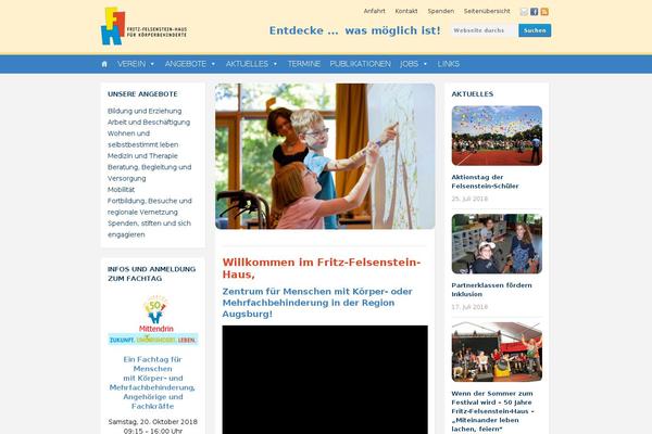 Site using Widgets on Pages plugin