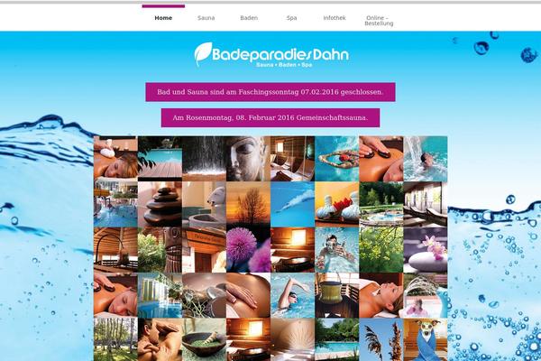 Quickstep theme site design template sample