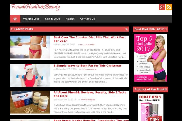 Metro theme site design template sample
