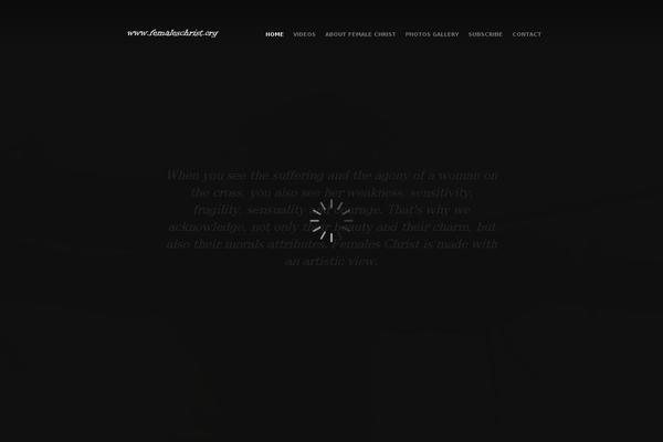 femaleschrist.org site used Producer