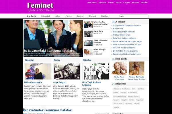 Gazpomag theme site design template sample