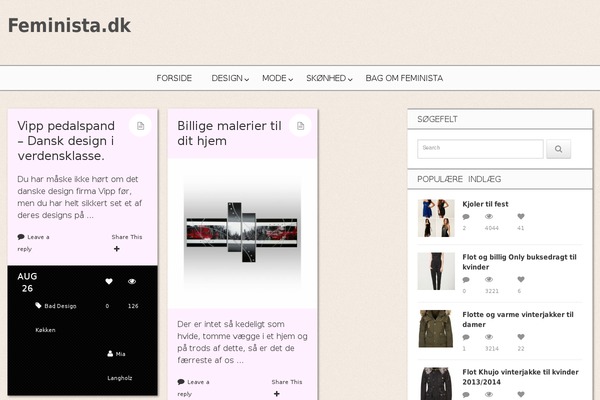 Pravda theme site design template sample
