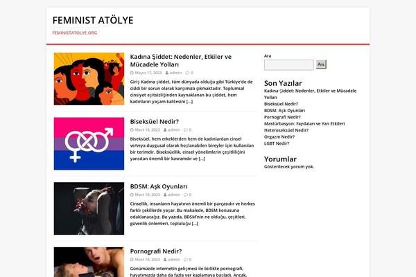 MH Magazine lite theme site design template sample