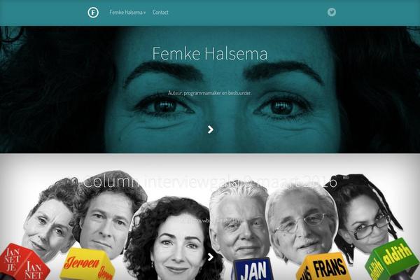 Fable theme site design template sample
