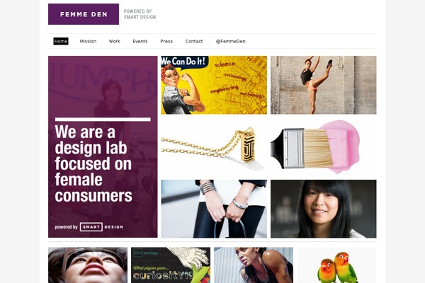 femmeden.com site used Ideographtheme