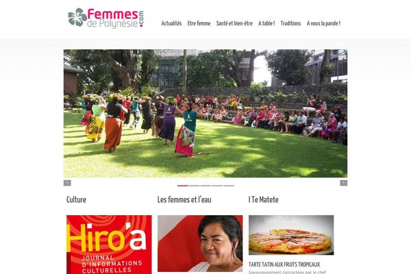 femmesdepolynesie.com site used Theme1820