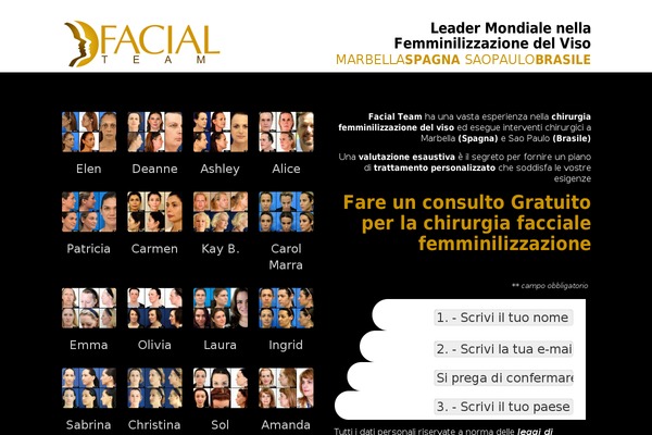 Parallax theme site design template sample