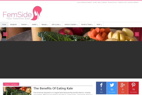 Magazine Hoot theme site design template sample
