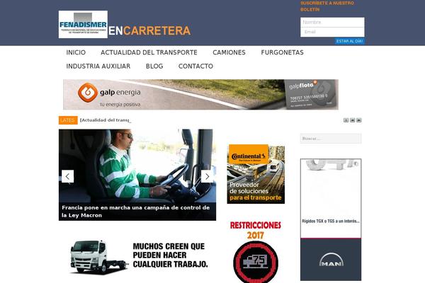 Newspaper theme site design template sample
