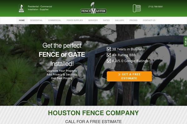 fencemasterhouston.com site used Fencemaster