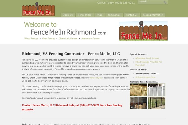 PureVISION theme site design template sample