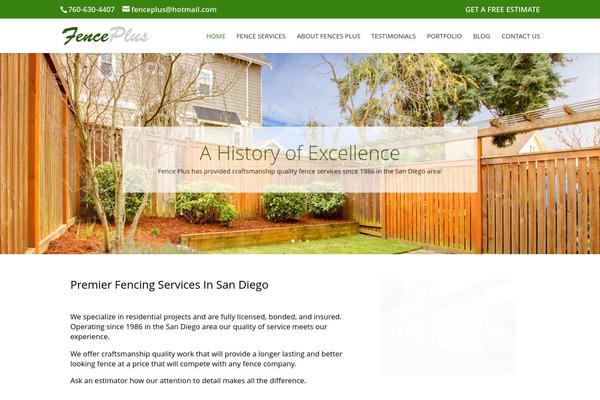 Divi Child theme site design template sample