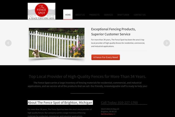 fencespot.com site used Traficatheme