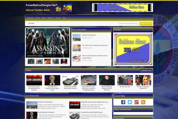 fenerbahce theme websites examples