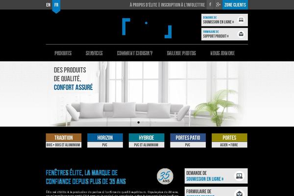 Elite theme site design template sample
