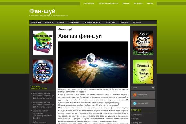 Studeno theme site design template sample