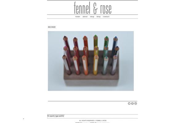 fennelandrose.com site used Archive